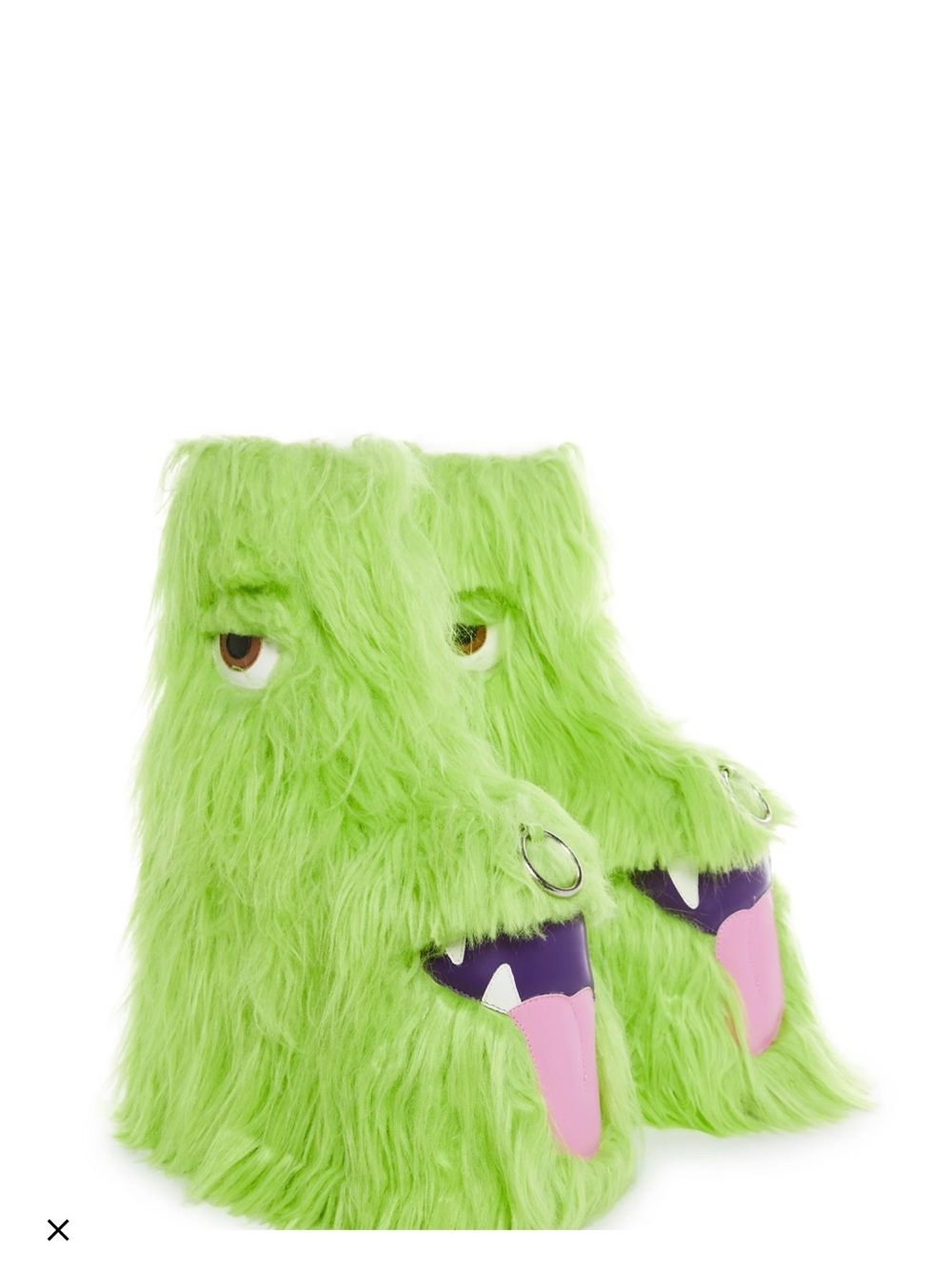 Trickz N’ Treatz Kooky Monster Platform Boots — GREEN - Picture 4 of 6